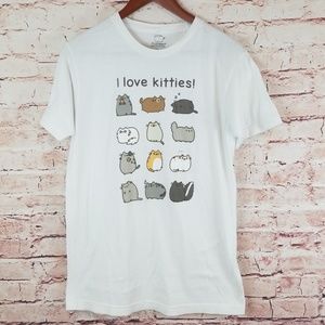 Pusheen I LOVE KITTIES Medium Tshirt